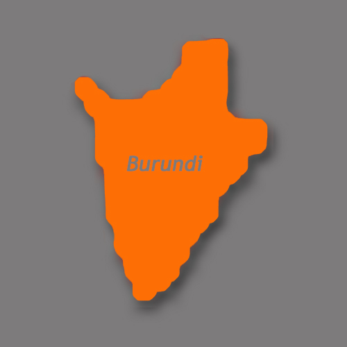 Kaart Burundi