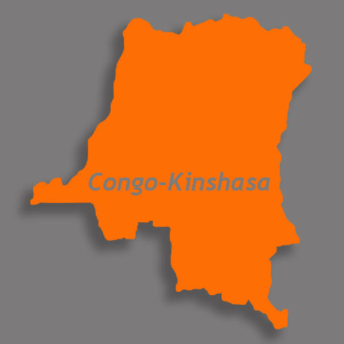 kaart congo-kinshasa