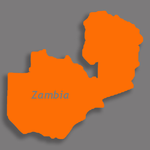 kaart zambia