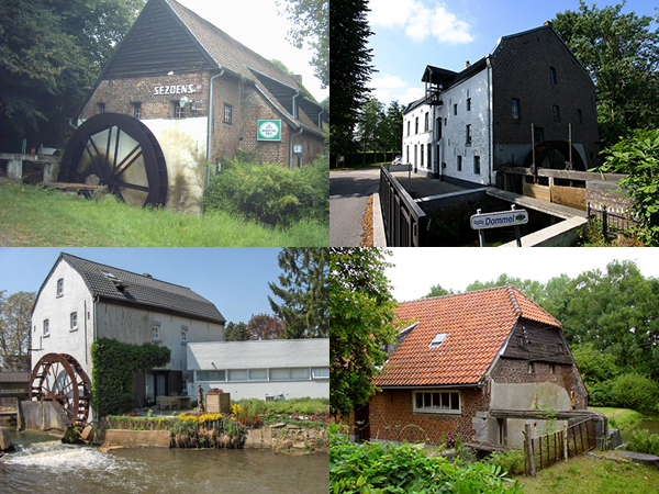 De watermolens op de Dommel te Overpelt.