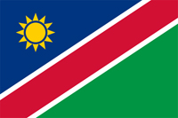 vlag namibië