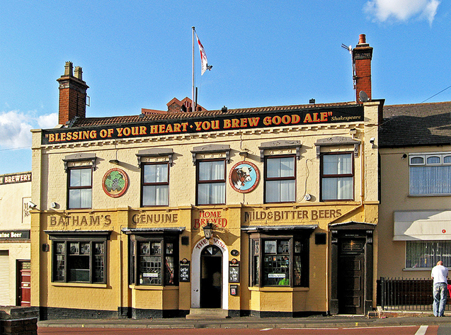 Delph Brewery in Brierley Hill waar de Batham's bieren gebrouwen worden, West Midlands, Engeland.