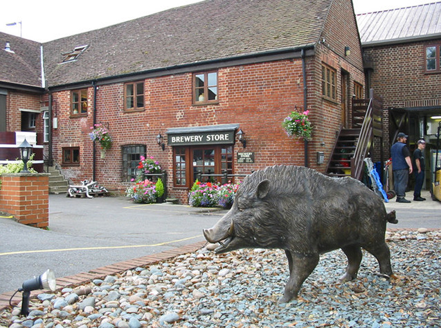 Brouwerij Ringwood, Ringwood, Hampshire, Engeland.