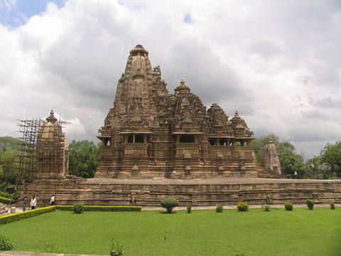 Monumentengroep bij Khajuraho