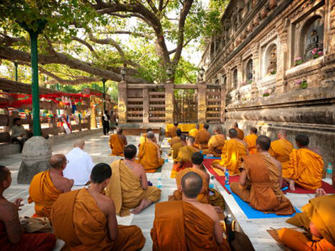 Mahabodi-tempelcomplex bij Bodh Gaya
