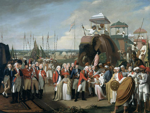 Tipu Sultan overwonnen