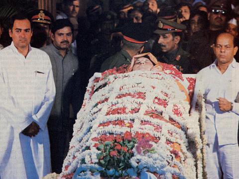 Indira Gandhi vermoord
